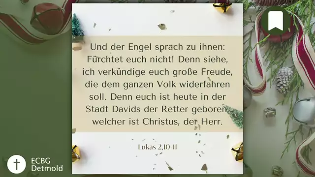 ECBG Detmold - Weihnachtsgottesdienst - 25-12-2022