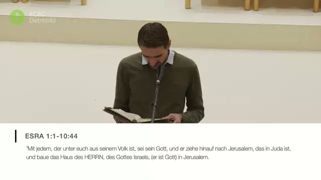 ECBG Detmold - Bibel -/ Gebetsstunde - 01-02-2023