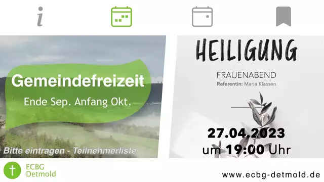 ECBG Detmold - Bibel -/ Gebetsstunde - 26-04-2023