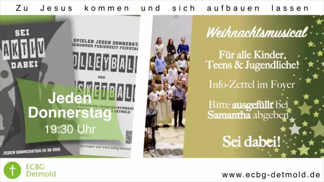 ECBG Detmold - Gottesdienst - 15-10-2023